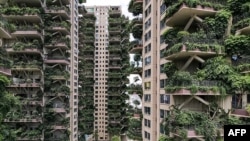 资料照:中国成都市一居民小区