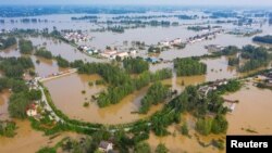 Anhui ပြည်နယ် တဝန်းမှာ ရေကြီးမှုဖြစ် (China Daily via Reuters)