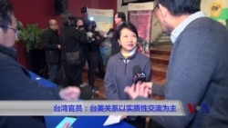 台湾官员:台美关系以实质性交流为主 台湾官员:台美关系以实质性交流为主