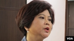 国民党立委 江惠贞( 美国之音 张永泰拍摄)