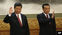 中国新一代领导人习近平(左)、李克强(右)