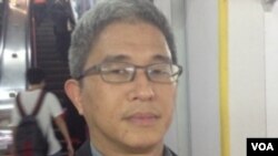 台湾中央研究院副研究员徐斯俭(美国之音燕青拍摄)
