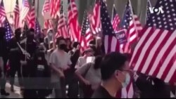香港继续抗争 洛杉矶挺港力量多元化 香港继续抗争 洛杉矶挺港力量多元化