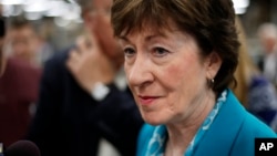 代表缅因州的美国参议员苏珊·柯林斯(Susan Collins)(2017年8月17日)