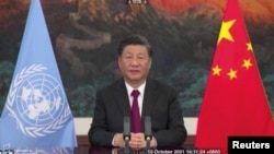中国国家主席习近平资料照(路透社转发联合国照片)