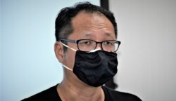 支联会秘书蔡耀昌认为今年仍然有接近5成民意支持平反六四,未算是最低潮, 亦反映民意未有明显的逆转 (美国之音/汤惠芸)