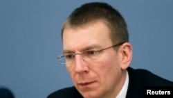立陶宛外交部长利纳斯·林克维丘斯(Linas Linkevicius) - 资料照片