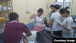 မြောက်ဦး ပစ်ခတ်မှု (သတင်းဓါတ်ပုံ ကိုဇော်ထွန်း )