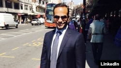 曾任川普外交政策顾问的乔治·帕帕多普洛斯(George Papadopoulos)(乔治·帕帕多普洛斯的领英网站账户上的图片)