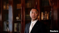 资料照片:中国流亡商人郭文贵。