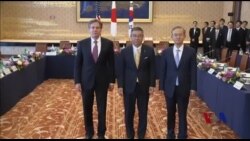 美日韩将加强对朝鲜的压力 美日韩将加强对朝鲜的压力