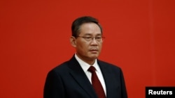 中国新二号人物、中共中央政治局常委李强。(路透社照片)