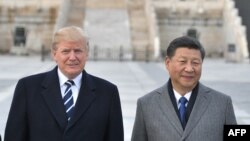 အမေရိကန် သမ္မတနှင့် Donald Trump နှင့် တရုတ်သမ္မတ တွေ့ဆုံစဉ် (၂၀၁၇)