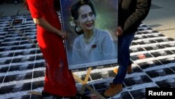 မြန်မာ စစ်တပ် အာဏာရယူမှုကို ဂျပန်မှာ ဆန္ဒပြ။