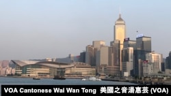 香港岛景色 (美国之音汤惠芸拍摄)