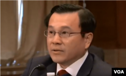美国智库战略与预算评估中心高级研究员吉原恒淑(美国之音黎堡摄)