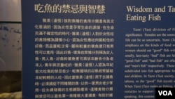 雅美(達悟)族吃魚對他們來說有深刻的文化內涵(美国之音杨晨拍摄)