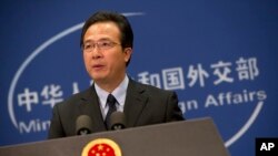 中国外交部发言人洪磊(资料照片)