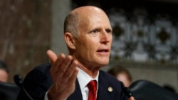 资料照:共和党联邦参议员斯科特(Sen. Rick Scott, R-FL)