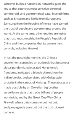国务次卿克拉奇历数中共今年的种种行为。(图片来源于美国国务院网页)