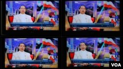 泰国晚间6点的“新闻联播”时段,所有的电视台都播放统一的军政府新闻