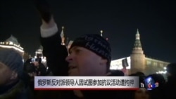 俄罗斯反对派领导人试图参加抗议活动被拘押 俄罗斯反对派领导人试图参加抗议活动被拘押