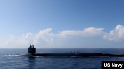 美国罗德岛号核动力潜艇(美国海军2010年8月)