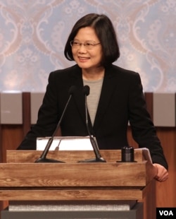 民进党总统候选人蔡英文 (照片来源:公共电视台)