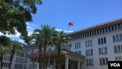 台湾外交部大楼外景(美国之音林枫拍摄 )