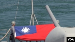 台灣實施年度漢光海上實兵操演(美國之音黎堡拍攝)