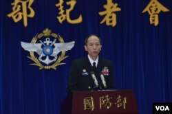 台湾国防部梅家树少将 (美国之音申华拍摄)