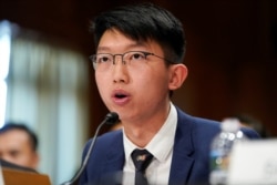 资料照:前香港大专学界国际事务代表团发言人张昆阳