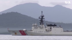 美国海警队在南中国海菲律宾前沿水域参与联训 美国海警队在南中国海菲律宾前沿水域参与联训