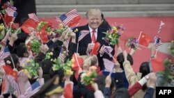 美国总统川普访问北京(39图)