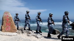 Paracel ကျွန်းစုမှာ ကင်းလှည့်နေတဲ့ တရုတ်ပြည်လွတ်မြောက်ရေးတပ်မတော်
