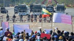 နေပြည်တော်ဆန္ဒပြပွဲ သေနတ်ပစ်ခံရသူမိန်းကလေး ဦးနှောက်သေသွားပြီ နေပြည်တော်ဆန္ဒပြပွဲ သေနတ်ပစ်ခံရသူမိန်းကလေး ဦးနှောက်သေသွားပြီ
