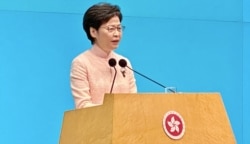香港特首林郑月娥多次强调,管治班子人事重组是“用人唯才” (美国之音汤惠芸)