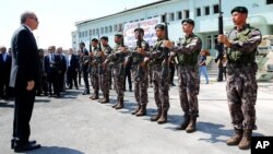 Президент Ердоган відвідує штаб-квартиру поліції спеціального призначення в Анкарі