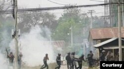 A clash in Yin Mar Pin township, Sagaing Division