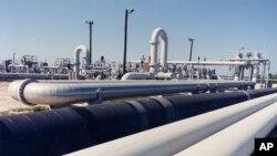 Нафтовий трубопровід поблизу міста Фріпорт, штат Техас