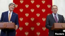 Брифінг Джона Керрі та Сергія Лаврова, 24 березня 2016 року.