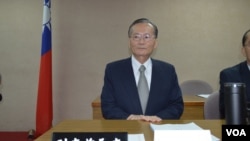 台湾海巡署署长王进旺,(美国之音申华拍摄)
