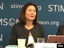 美国维吉尼亚州大学、香港中文大学教授林夏如(美国之音钟辰芳拍摄)