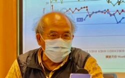 香港民意研究所副行政总裁钟剑华 (美国之音/汤惠芸)