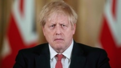 英国首相约翰逊2020年3月20日就新冠病毒疫情举行记者会(路透社)