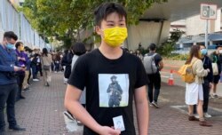 14岁的中学三年级学生Harry表示,北京在香港实施港区国安法,但是不可以控制香港人的思想自由,亦不会动摇他的香港人身份认同。 (美国之音/汤惠芸)