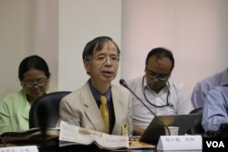 香港基督教中福教会牧师邬小鹤(美国之音杨明拍摄 )