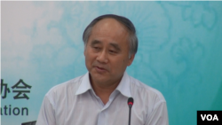中国社科院学部委员国际研究学部主任张蕴岭谈美国重返亚太战略和中国的对策(美国之音东方拍摄)