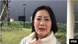 台湾执政党民进党立委吴思瑶 (美国之音 张永泰拍摄)