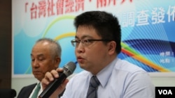 新台湾国策智库副执行长林廷辉(美国之音杨明拍摄)